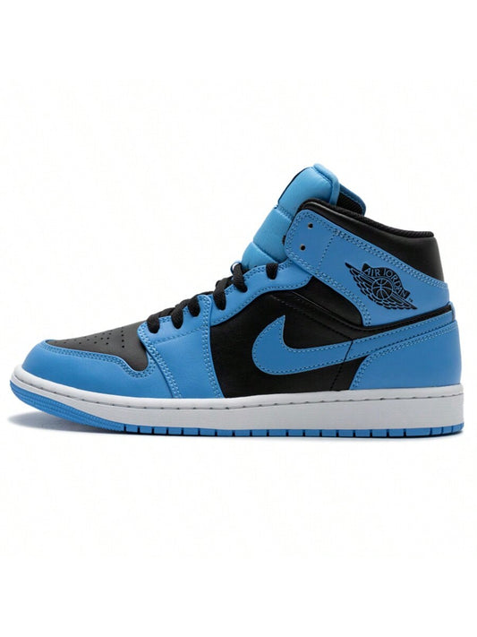 Nike AJ1 Men'S Shoes 2024 New AIR JORDAN 1 MID Mid-Top Sports Casual Basketball Shoes DQ8426-401